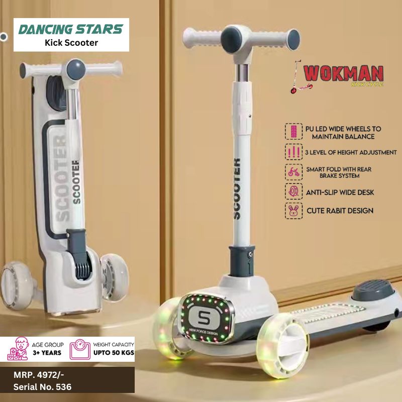 Dancing Stars Kick Scooter By Wokman