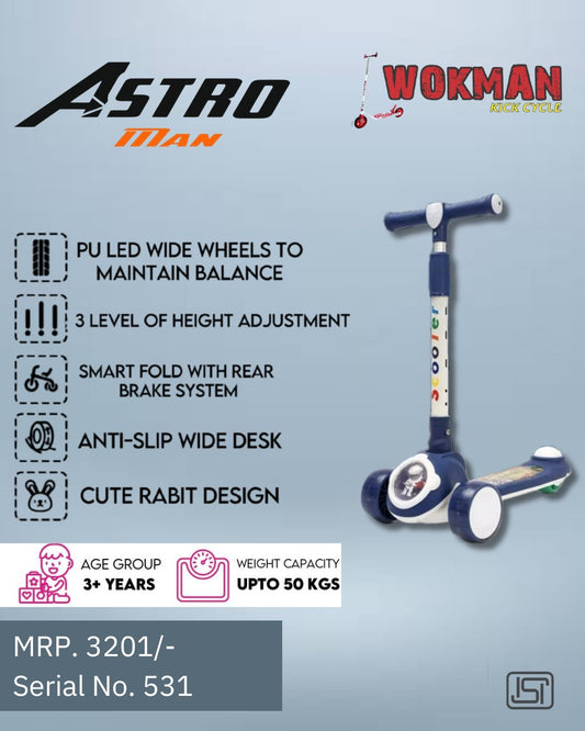 Astro Man Kick Scooter By Wokman